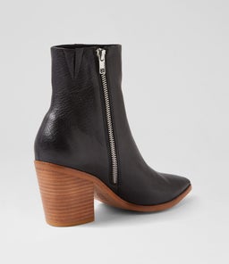 MISTIE TO BLACK NATURAL HEEL LEATHER