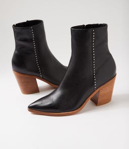 MISTIE TO BLACK NATURAL HEEL LEATHER