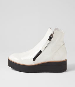 NENE TO WHITE BLACK SOLE PATENT LEATHER