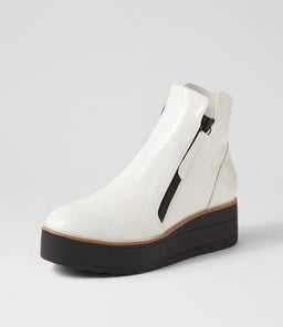 NENE TO WHITE BLACK SOLE PATENT LEATHER