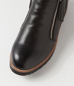 OPAL TO BLACK BEIGE LEATHER FUR