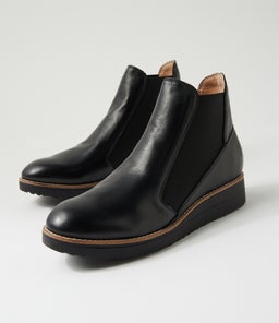 OSIEL TO BLACK BLACK SOLE LEATHER