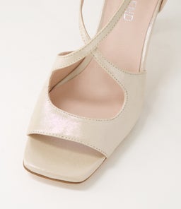 LANYEY TO NUDE SHIMMER LEATHER