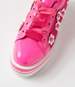 SERENO TO HOT PINK WHITE PATENT MULTI