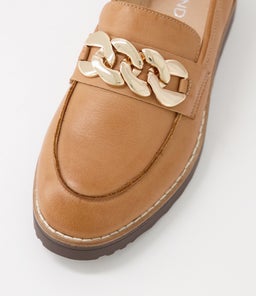 OZAMA TO DK TAN CHOC SOLE LEATHER