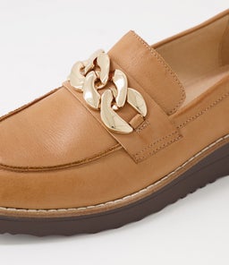OZAMA TO DK TAN CHOC SOLE LEATHER