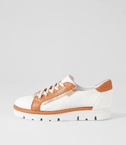 ELOS TO WHITE DK TAN LEATHER