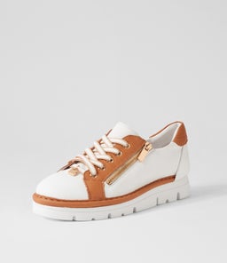 ELOS TO WHITE DK TAN LEATHER