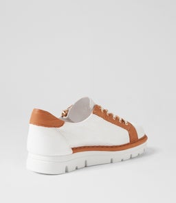 ELOS TO WHITE DK TAN LEATHER
