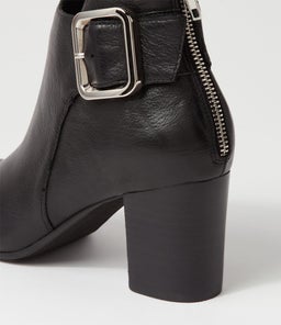 UMOST TO BLACK BLACK HEEL LEATHER