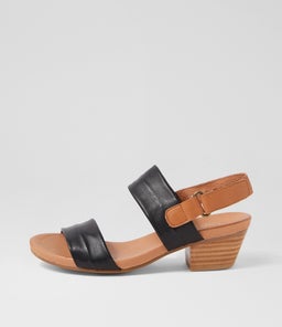 CARTHA TO BLACK DK TAN LEATHER