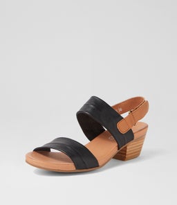CARTHA TO BLACK DK TAN LEATHER