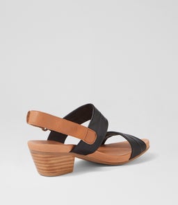CARTHA TO BLACK DK TAN LEATHER