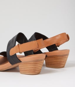 CARTHA TO BLACK DK TAN LEATHER
