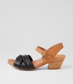 CRAYNE TO BLACK DK TAN LEATHER