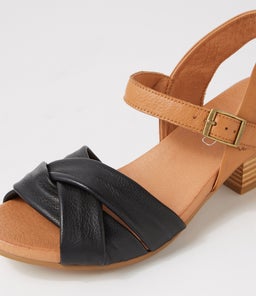 CRAYNE TO BLACK DK TAN LEATHER