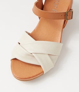 CRAYNE TO ALMOND DK TAN LEATHER