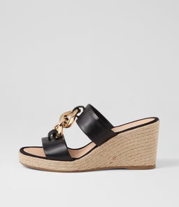 GREECIE TO BLACK NATURAL ROPE LEATHER