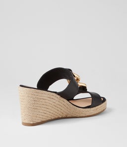 GREECIE TO BLACK NATURAL ROPE LEATHER