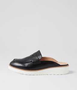 OLMM TO BLACK WHITE SOLE LEATHER