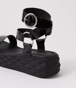 REZSO TO BLACK BLACK SOLE PATENT LEATHER