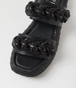 ROSINE TO BLACK BLACK SOLE LEATHER