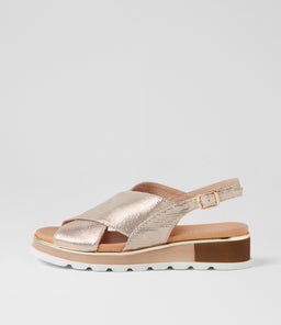 ULRIKA TO CHAMPAGNE LIZARD LEATHER