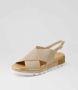 ULRIKA TO TAUPE LIZARD LEATHER