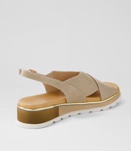 ULRIKA TO TAUPE LIZARD LEATHER