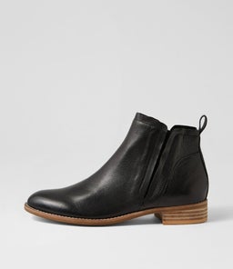 CANGOS TO BLACK NATURAL HEEL LEATHER