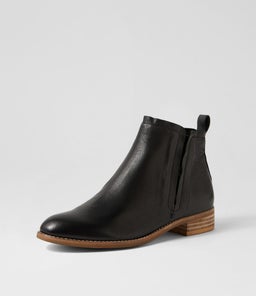 CANGOS TO BLACK NATURAL HEEL LEATHER
