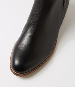 CANGOS TO BLACK NATURAL HEEL LEATHER
