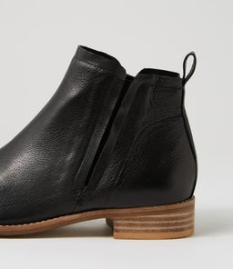 CANGOS TO BLACK NATURAL HEEL LEATHER