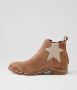 CINCHE TO LT CHOC NATURAL SUEDE ELASTIC