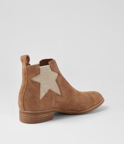 CINCHE TO LT CHOC NATURAL SUEDE ELASTIC
