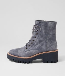 DAILAY TO WASHED DENIM LEATHER