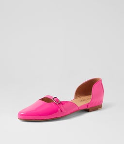 FAWNY TO HOT PINK PATENT LEATHER