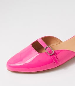 FAWNY TO HOT PINK PATENT LEATHER