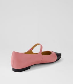 SAVY TO BLACK PRETTY PINK LEATHER LEATHER