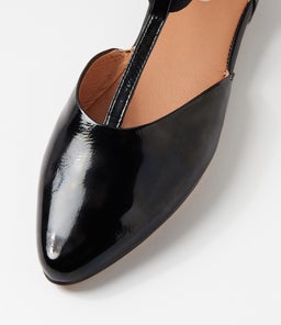SADDIE TO BLACK PATENT LEATHER