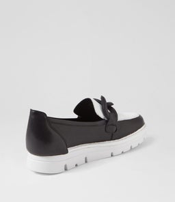 ERORA TO BLACK WHITE LEATHER