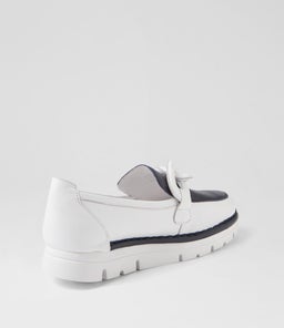 ERORA TO WHITE NAVY LEATHER