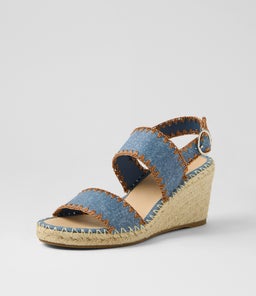 GOGOS TO BLUE DENIM TAN LEATHER