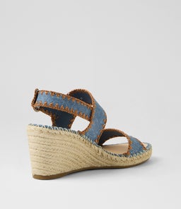 GOGOS TO BLUE DENIM TAN LEATHER