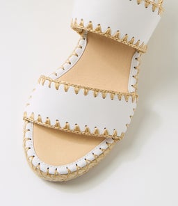 GOGOS TO WHITE NATURAL LEATHER