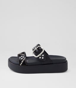GAWLER TO BLACK LEATHER SUEDE