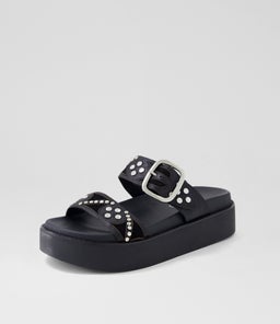 GAWLER TO BLACK LEATHER SUEDE