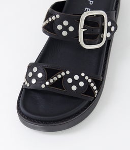 GAWLER TO BLACK LEATHER SUEDE