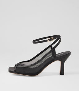 LOPRA TO BLACK LEATHER MESH