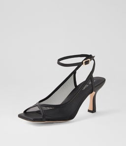 LOPRA TO BLACK LEATHER MESH